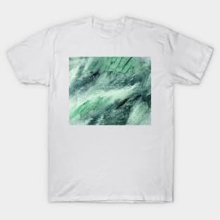 Abstract Oil Painting Emerald Green 11c1 T-Shirt